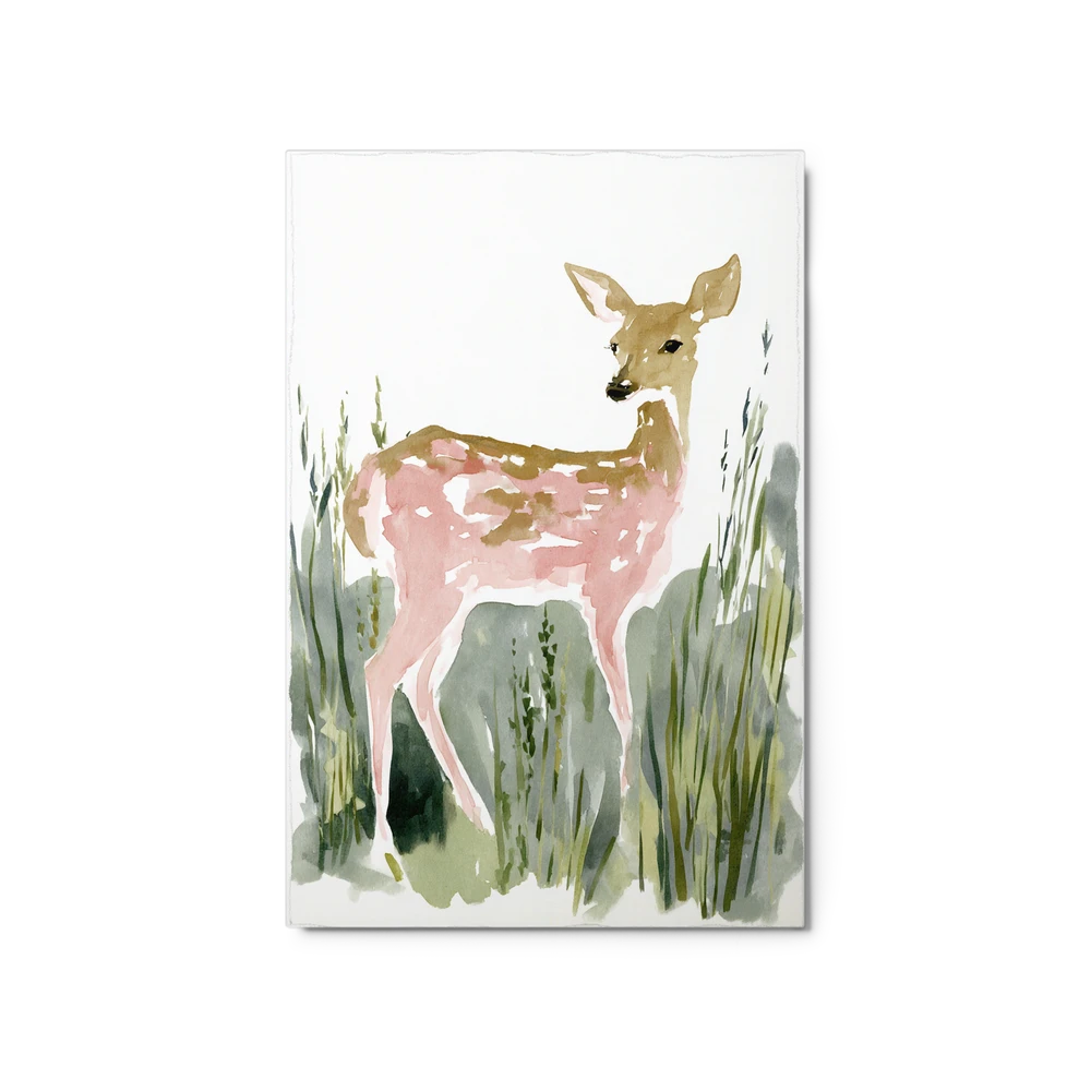 Soft Fawn in Grass | Art Print