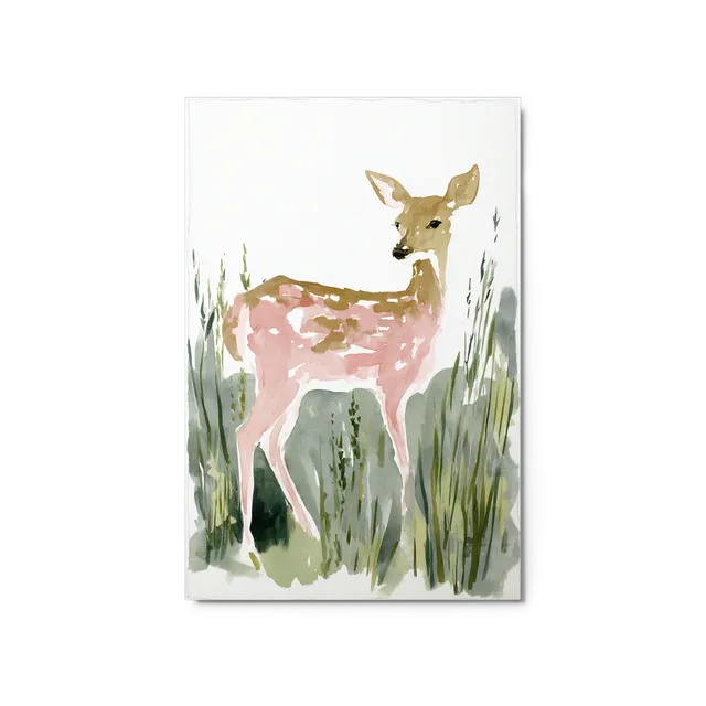 Soft Fawn in Grass | Art Print