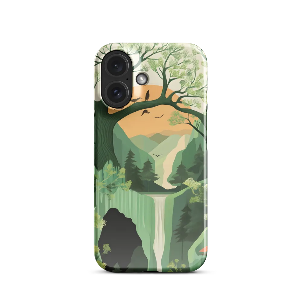 Whispering Woods Waterfall 
 Samsung Galaxy S10 | Snap Case