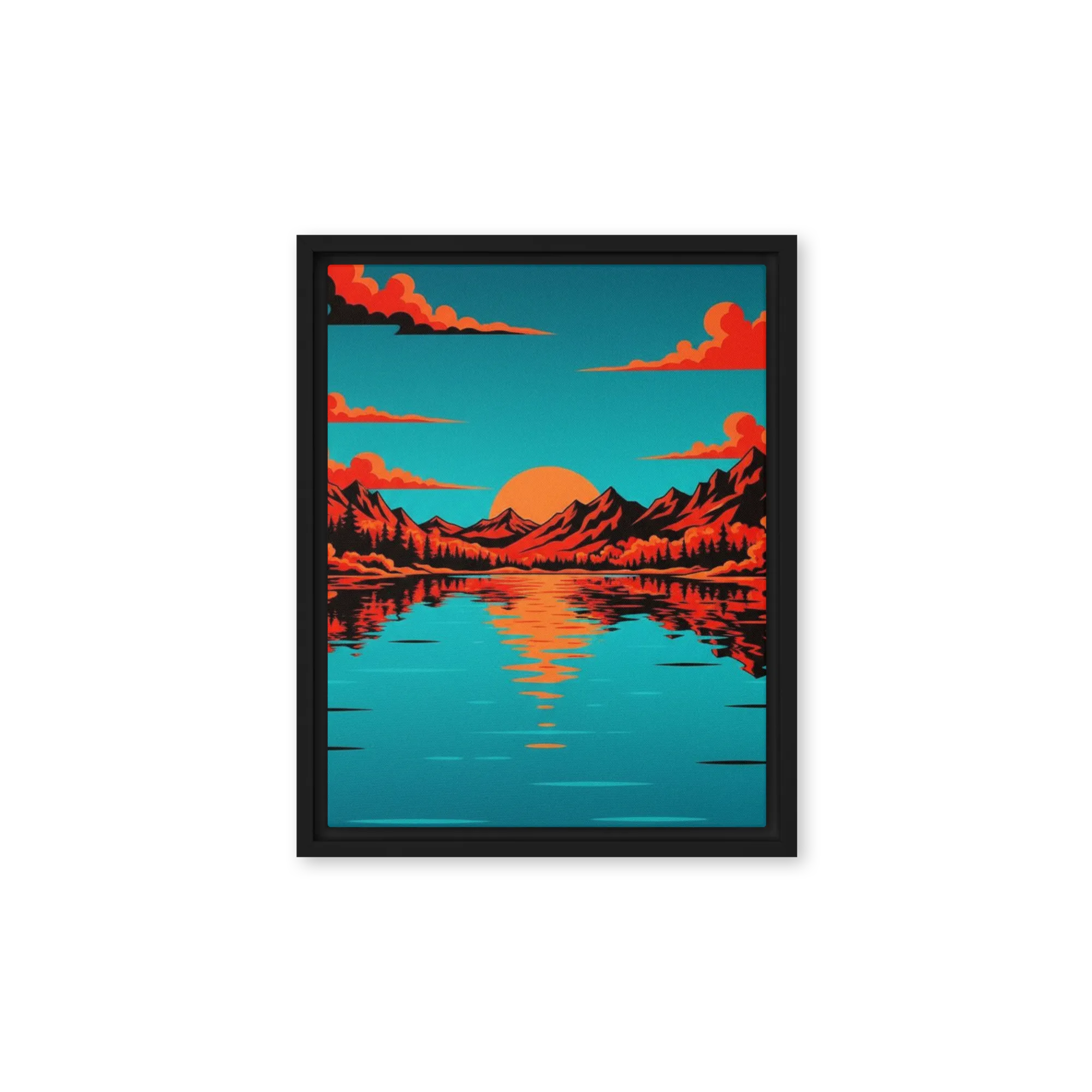 Atardecer en el Lago