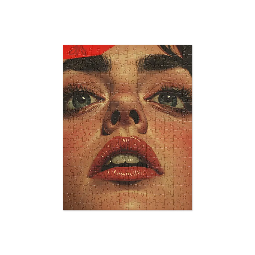 Intense Gaze 
 Jigsaw Puzzle