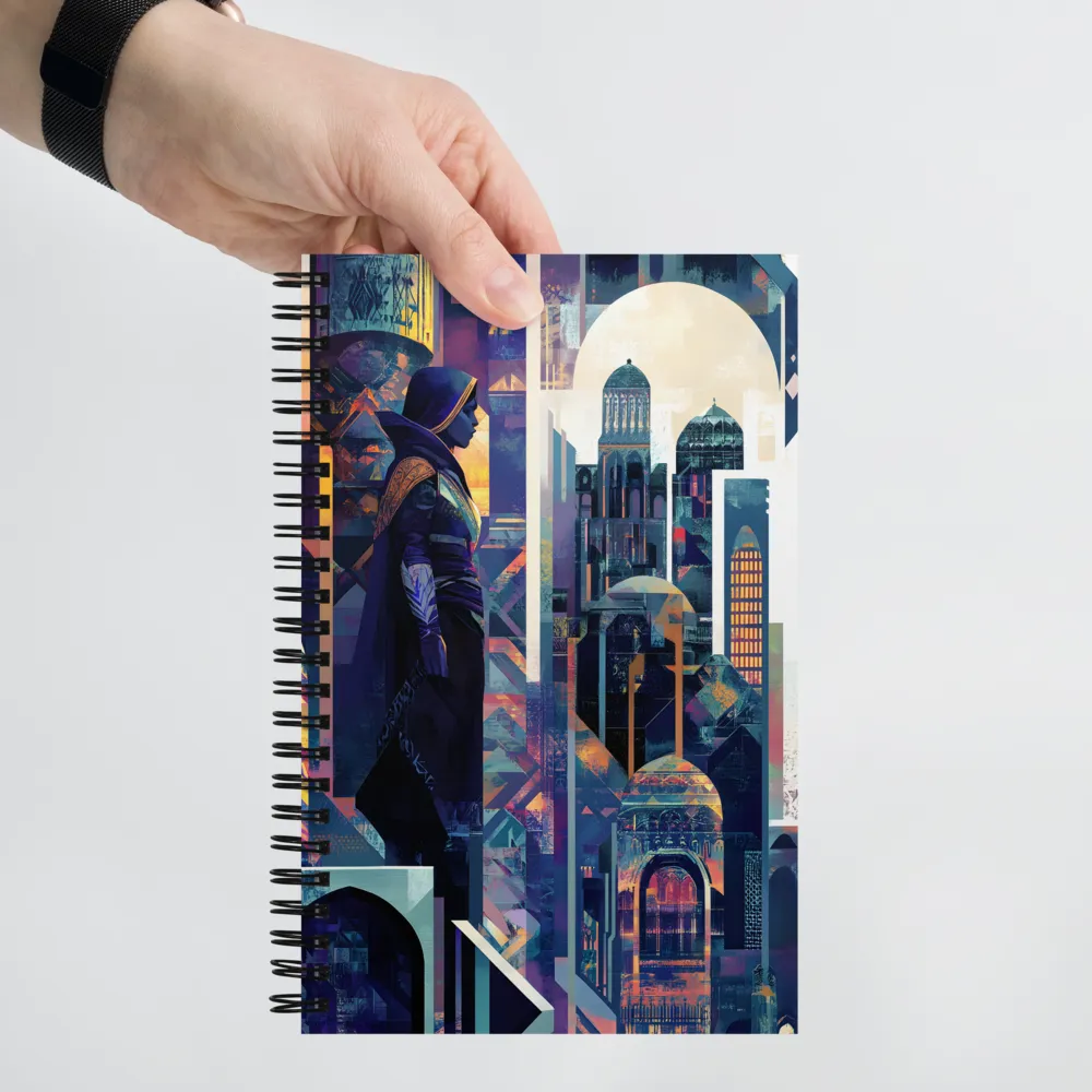 Enigmatic Urban Wanderer 
 Spiral Notebook | 140 pages