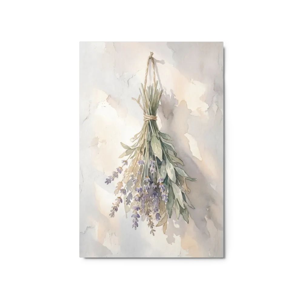 Herbal Lavender Still Life 
 Metal Print | 20″x 30″