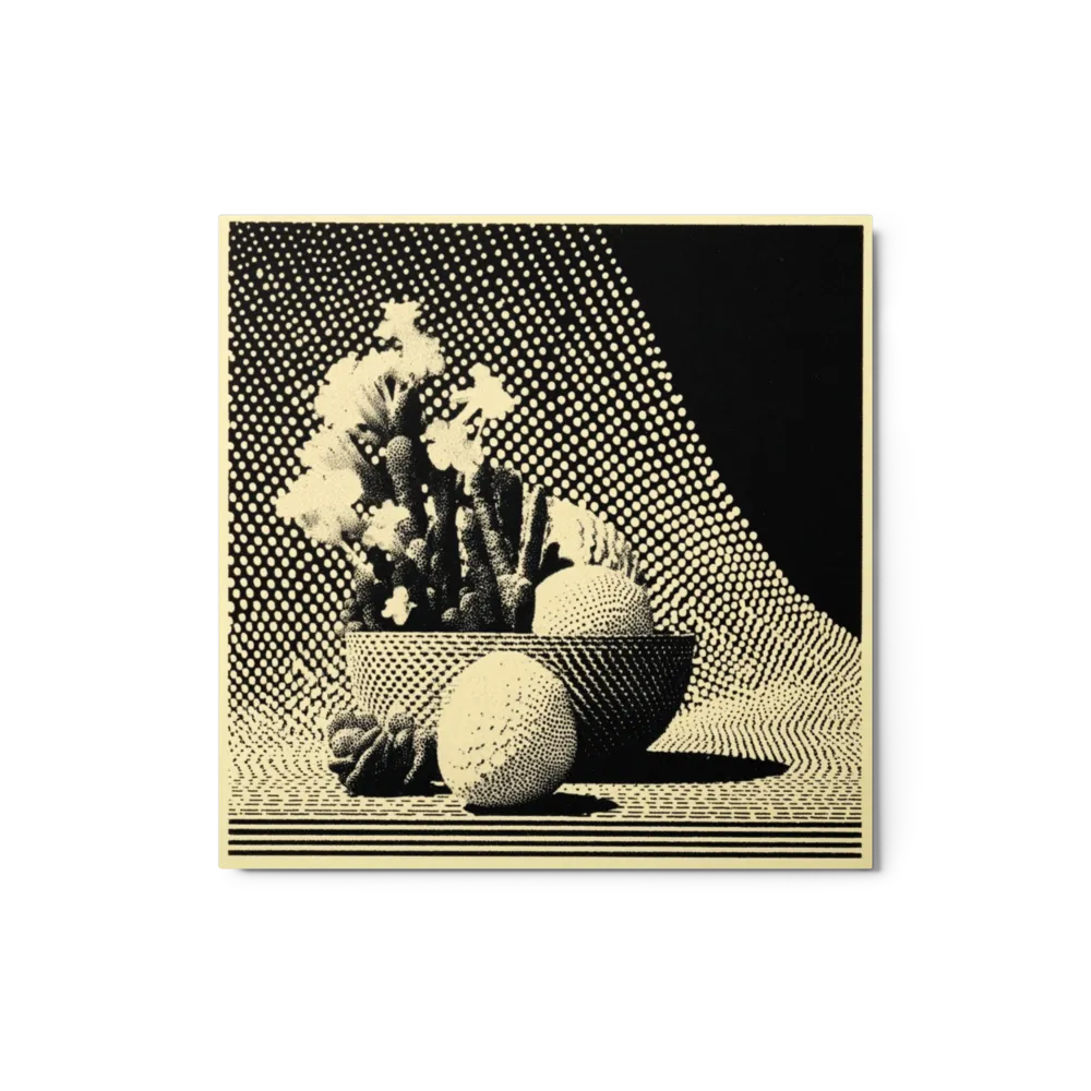 Halftone Cactus Still Life
