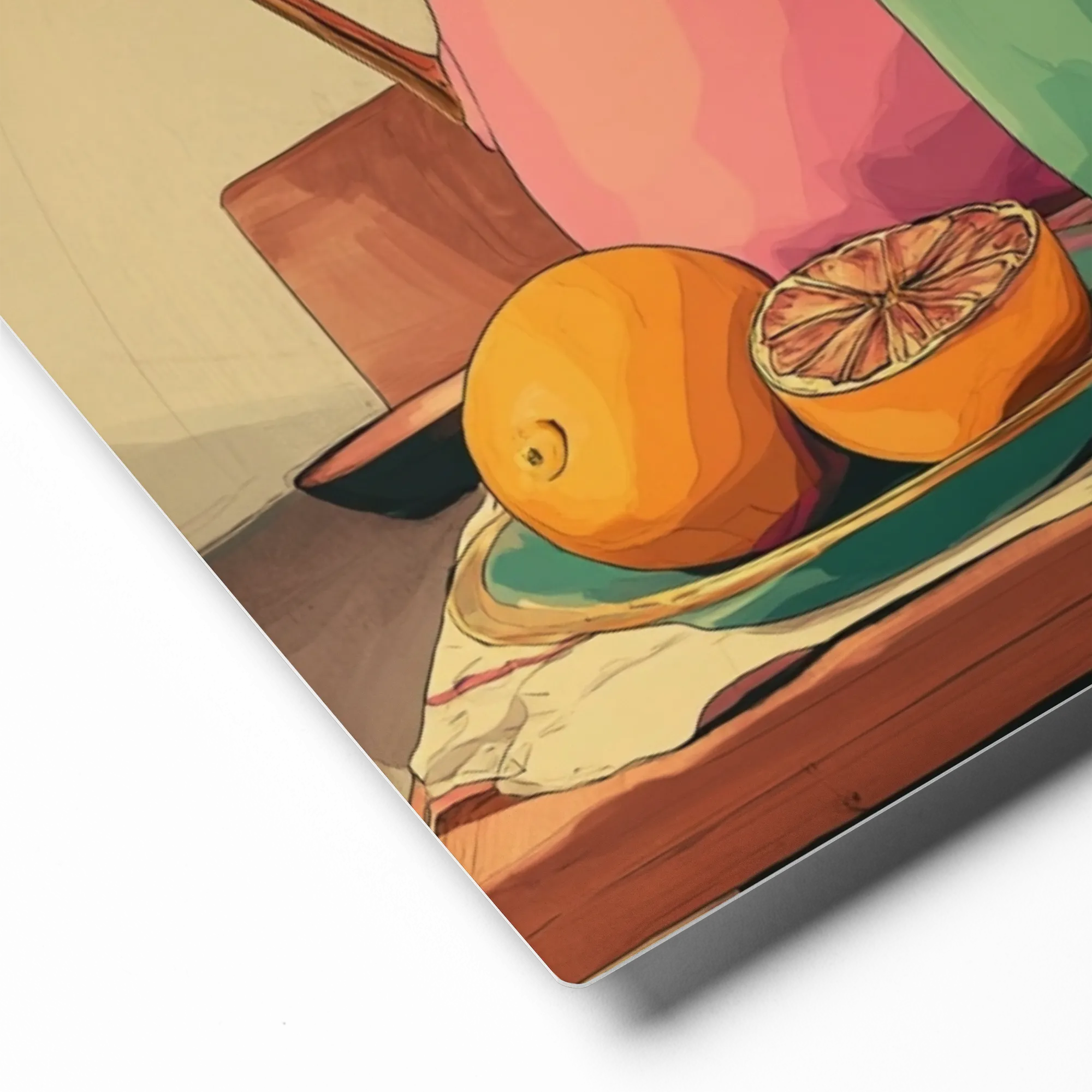 Pink Pitcher and Pears | Art Print