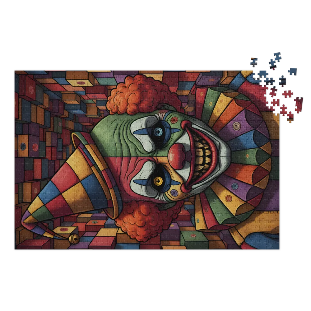 Grinning Nightmare Clown
