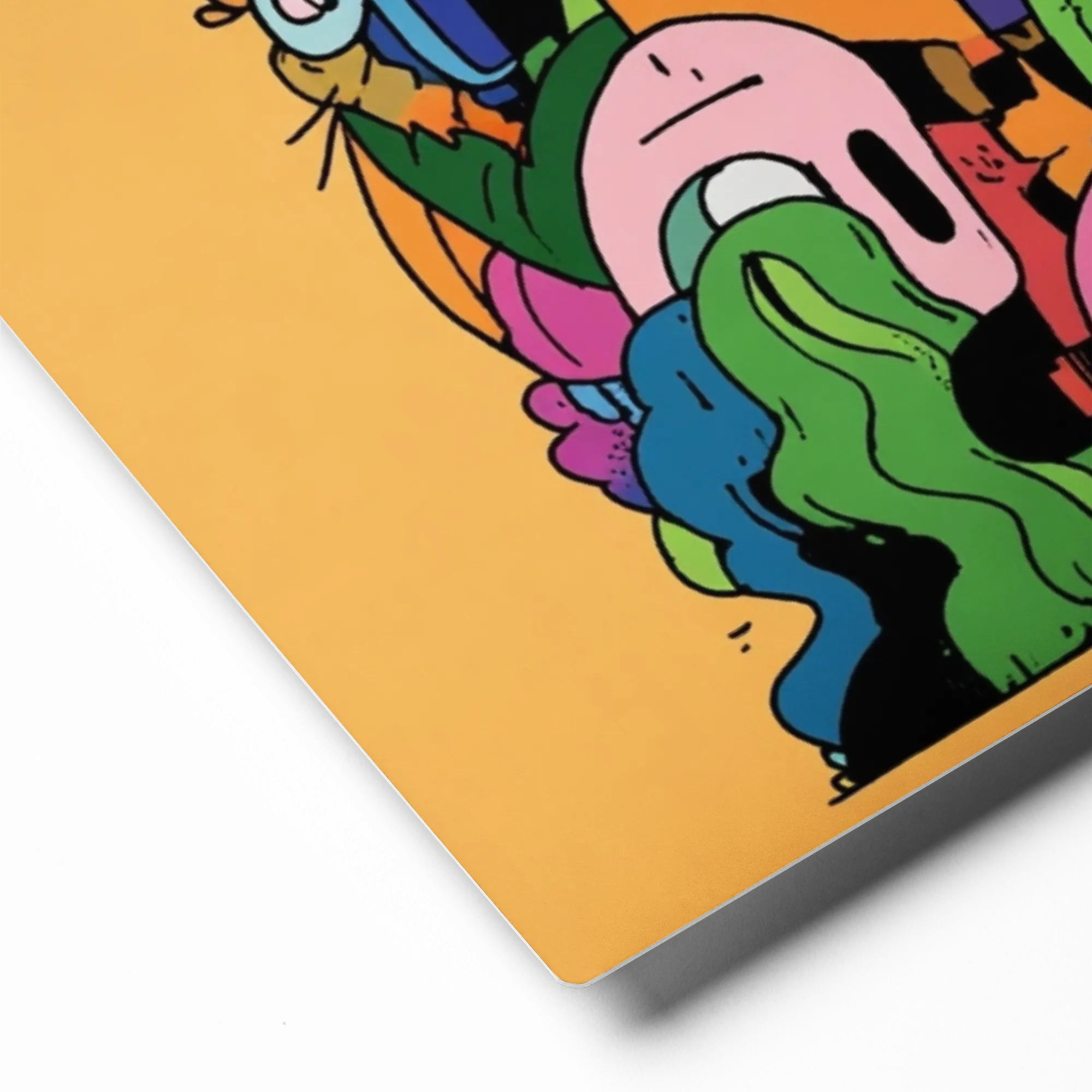 Whimsical Character Crowd 
 Canvas | 24″x 24″