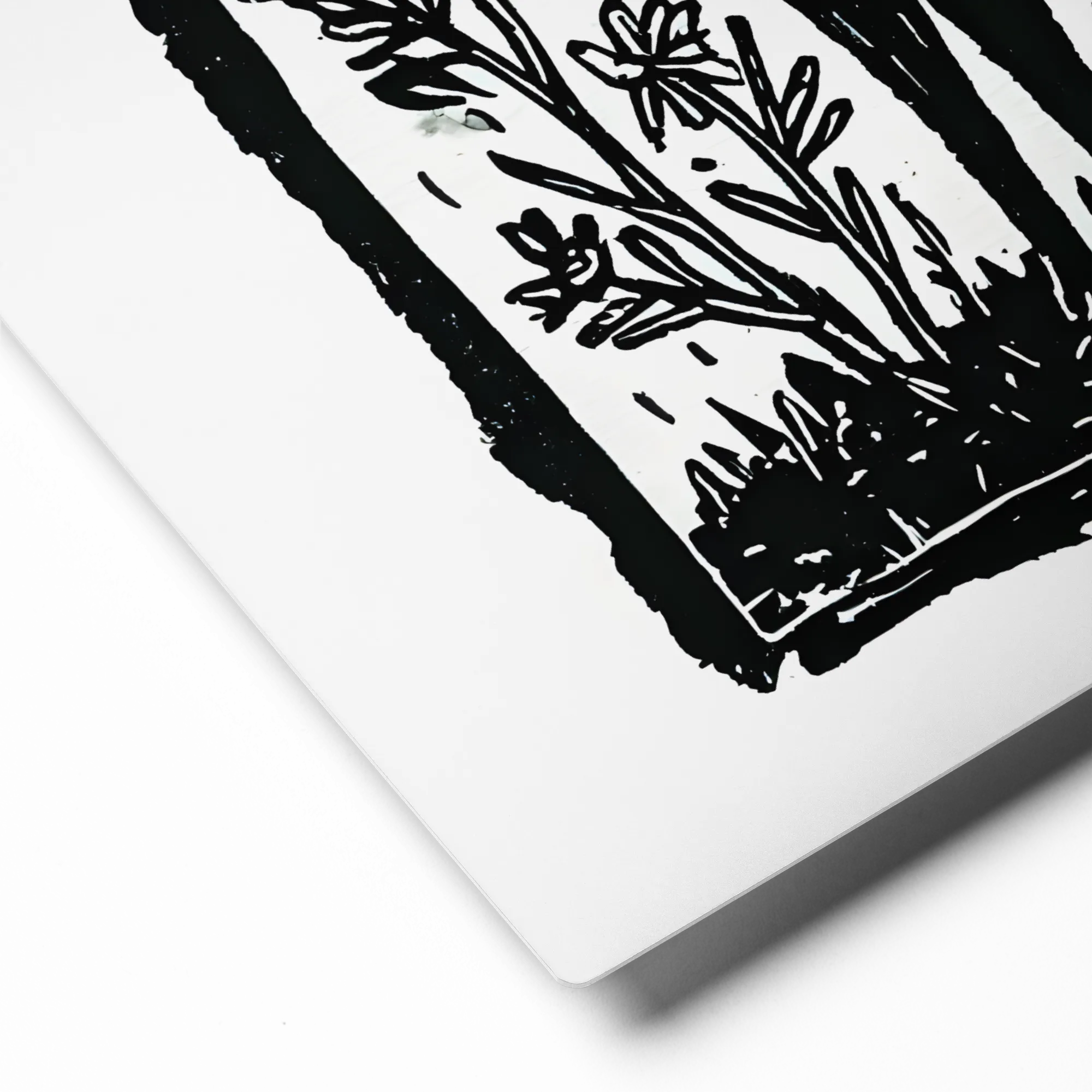 Stag of the Enchanted Forest 
 Canvas | 8″x 8″