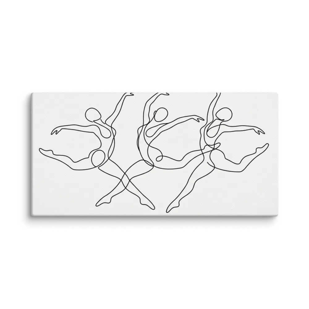 Graceful Continuous Movement 
 Canvas | 12″x 24″