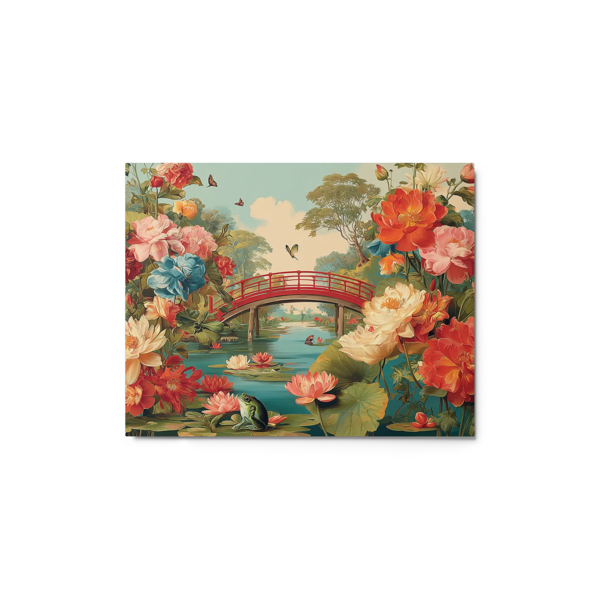 Serene Lotus Bridge