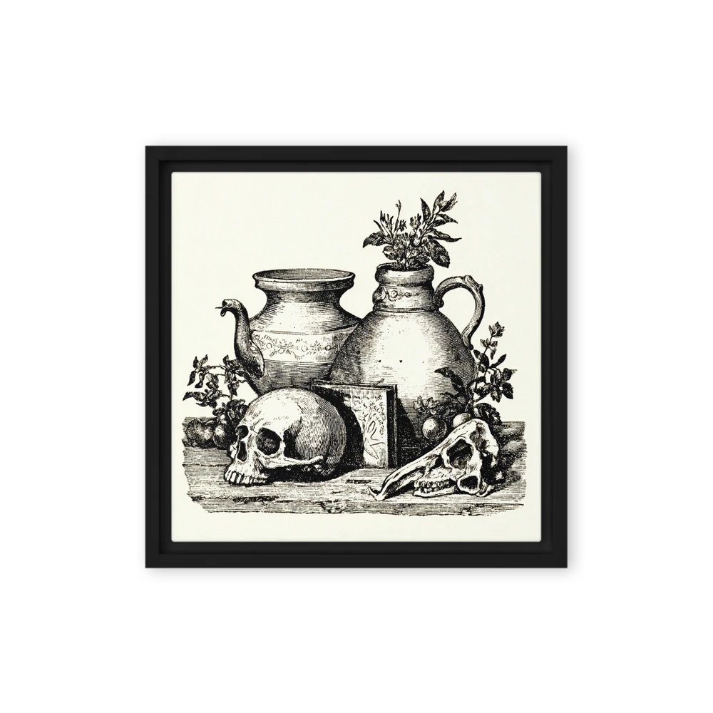 Vanitas Still Life with Skulls | Art Print