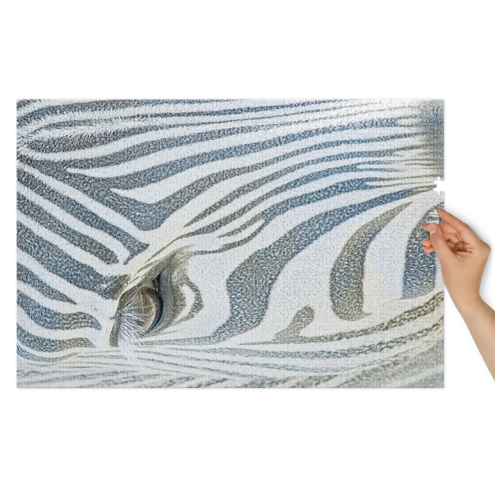 O Olhar da Zebra 
 Puzzle em caixa de metal