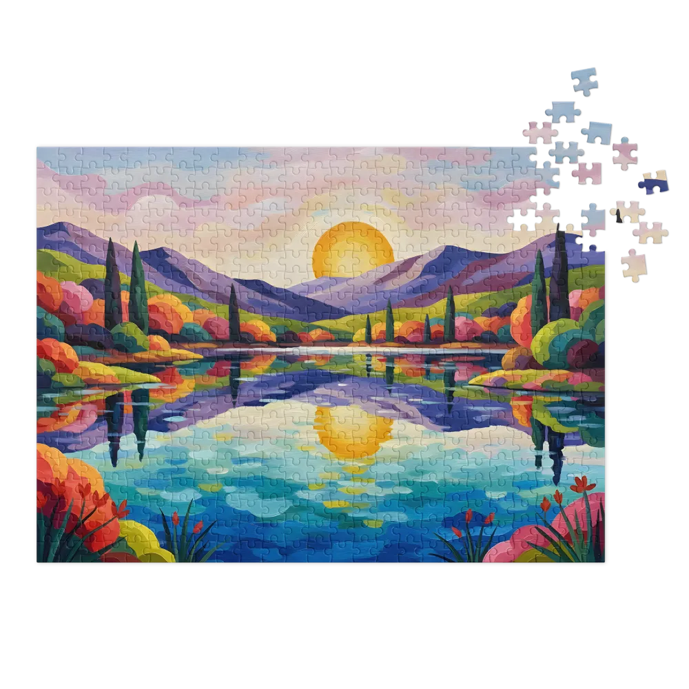 Vibrant Lake Reflection