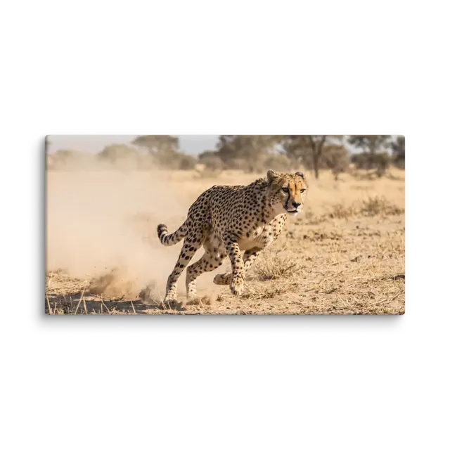 Savannah Cheetah Sprint | Art Print