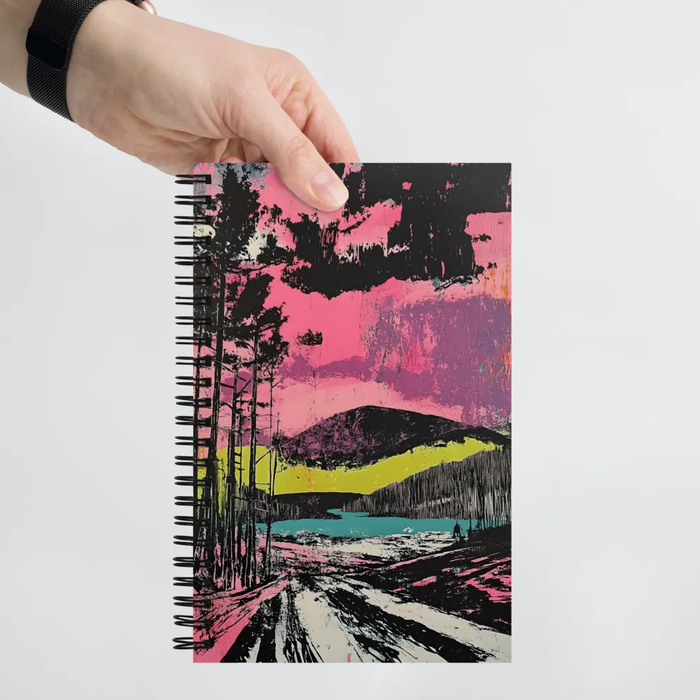 Neon Valley Dream 
 Spiral Notebook | 140 pages