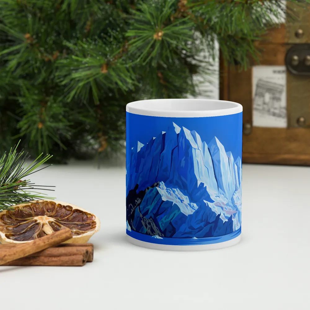 Blue Glacier 
 Mug with Red inside | 15 oz