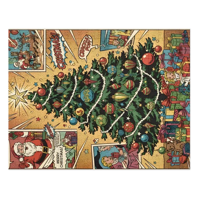 Comic Christmas Tree | Jigsaw Puzzles