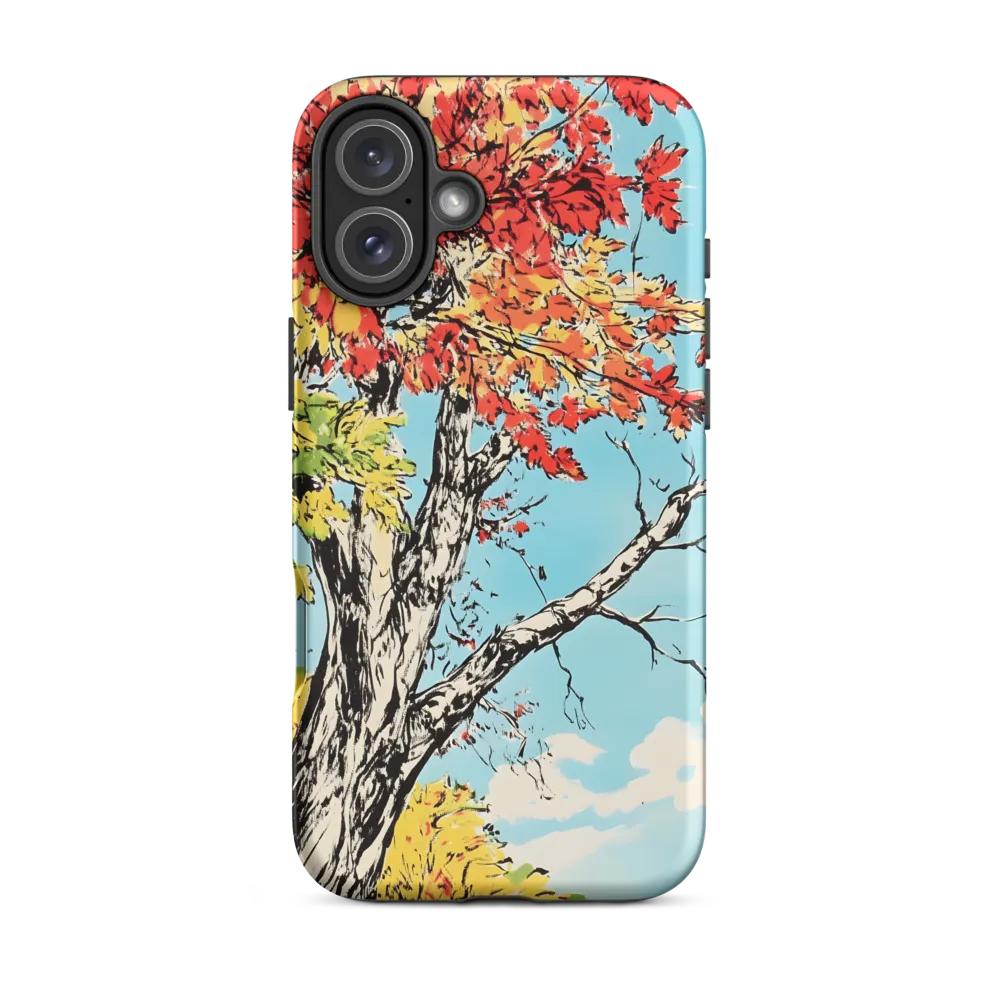 Autumn Tree with Vibrant Leaves | Phone Case