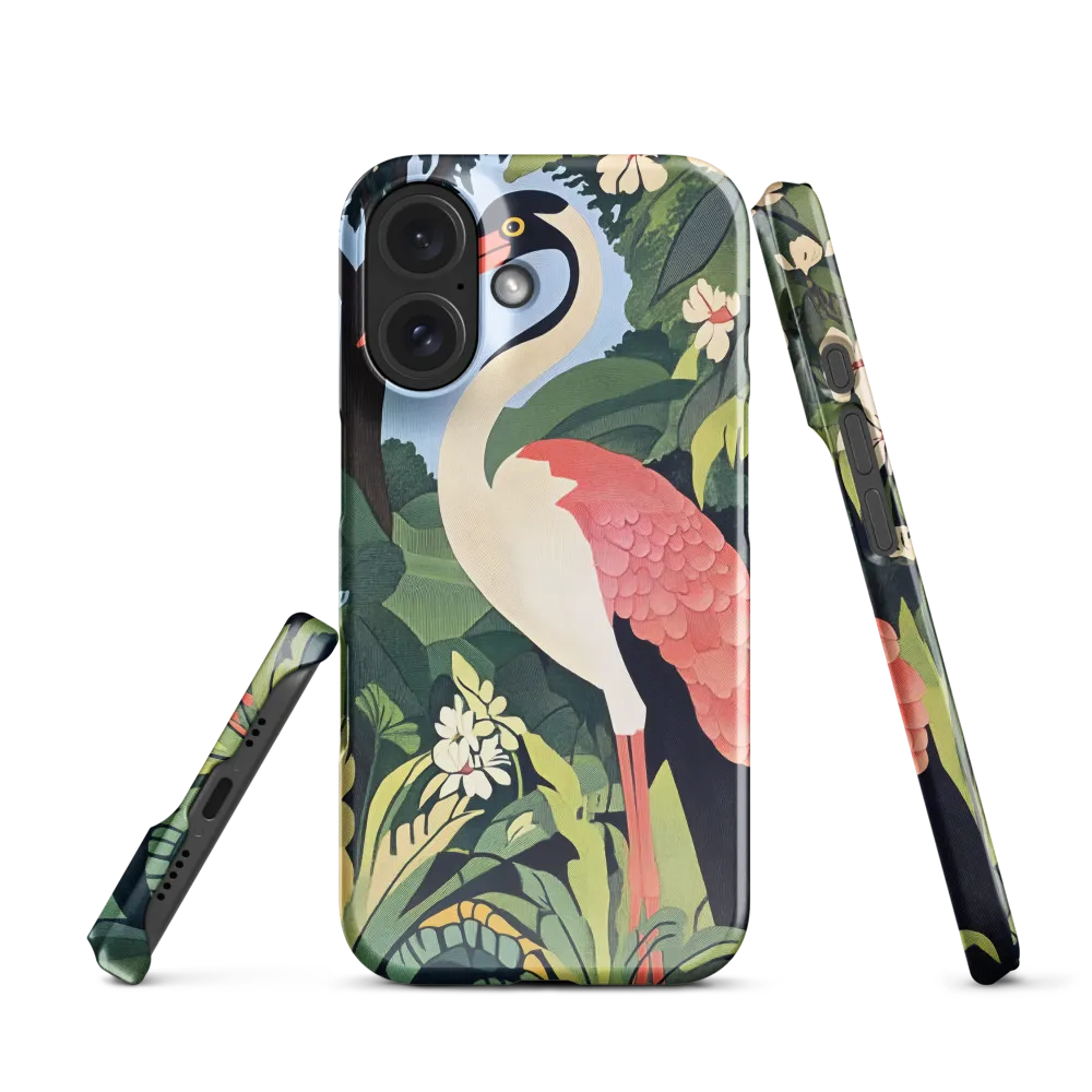 Heron in Tropical Foliage 
 iPhone 15 Pro Max | MagSafe® Tough Case
