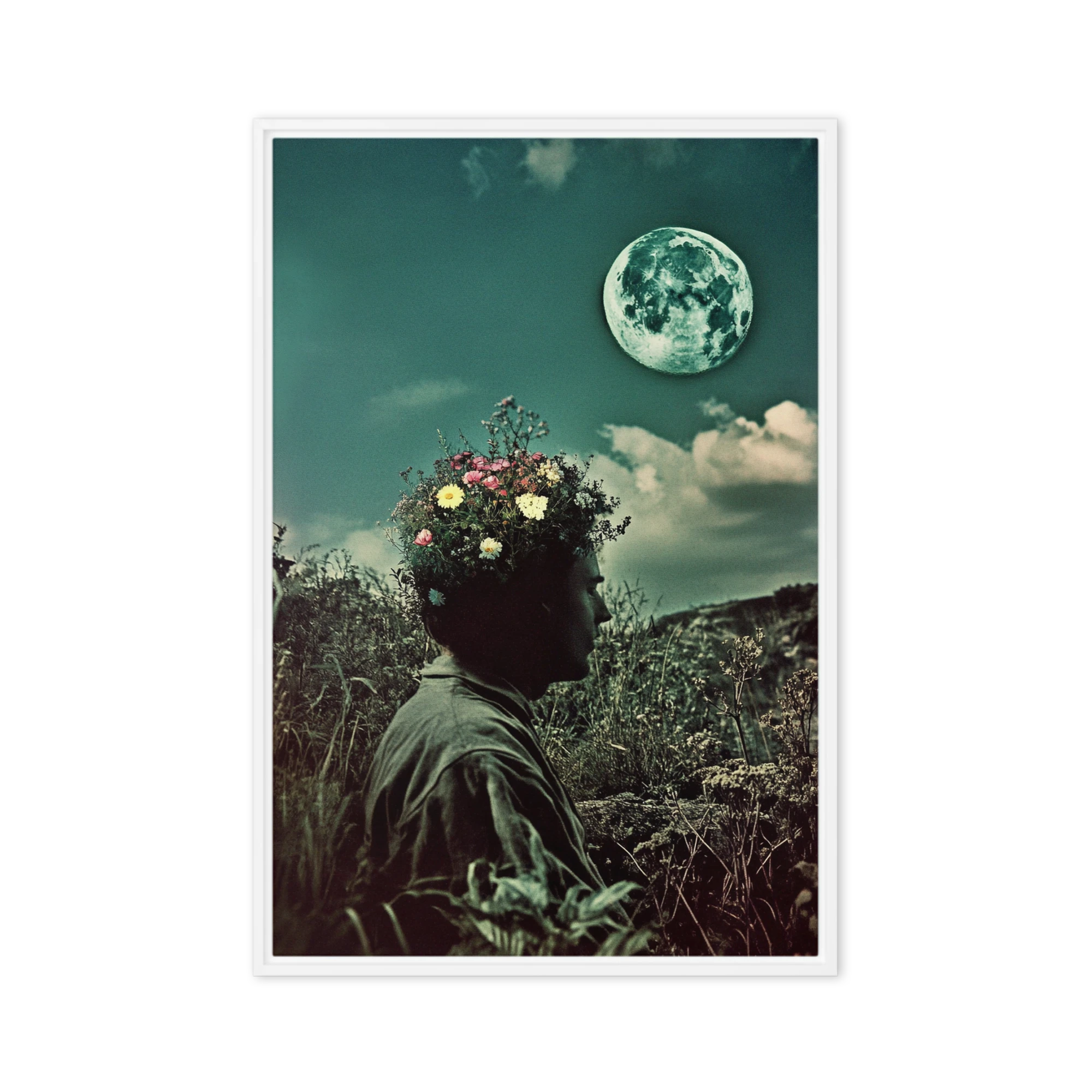 Lunar Bloom Meditation | Art Print