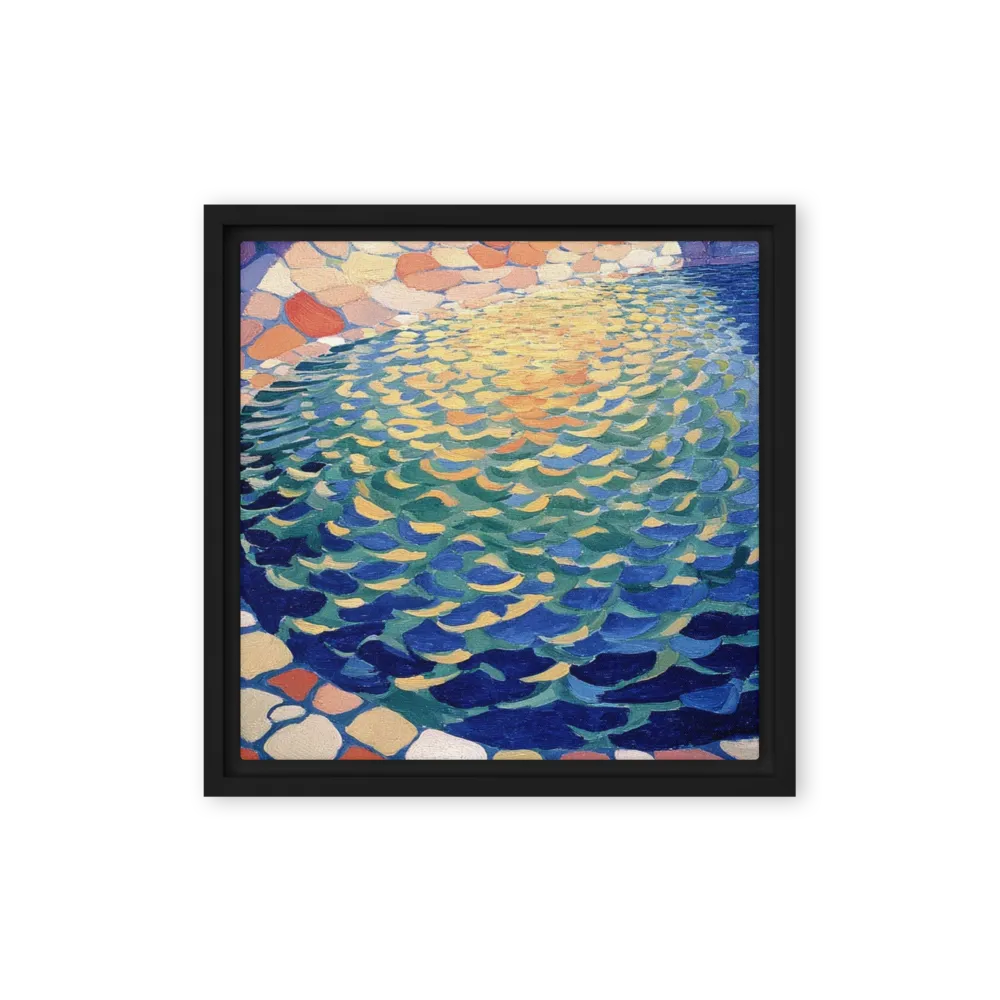 Mosaic Water and Bridge | Art Print