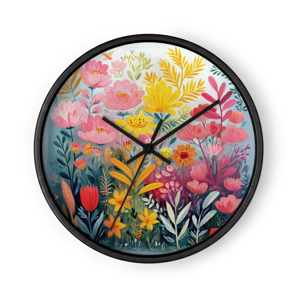 Enchanted Garden Bloom | Wall Clock