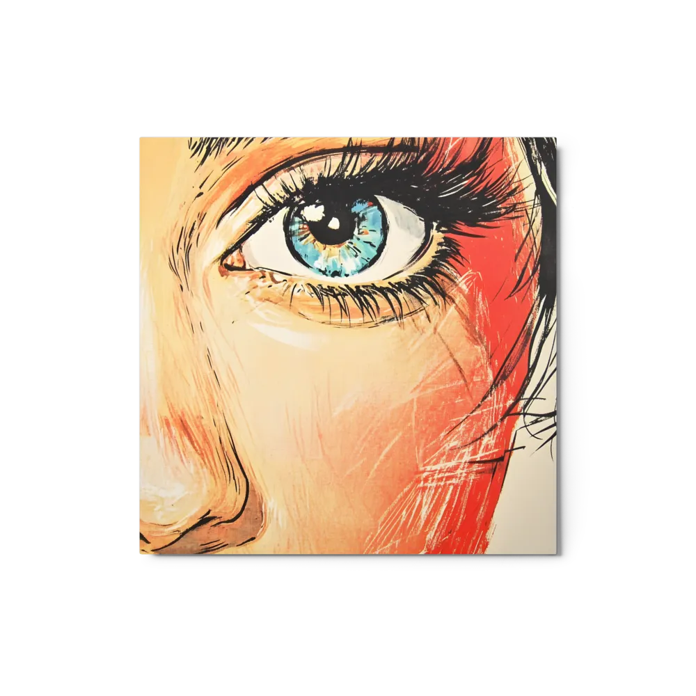 Gaze of the Pop Icon 
 Canvas with Black Frame