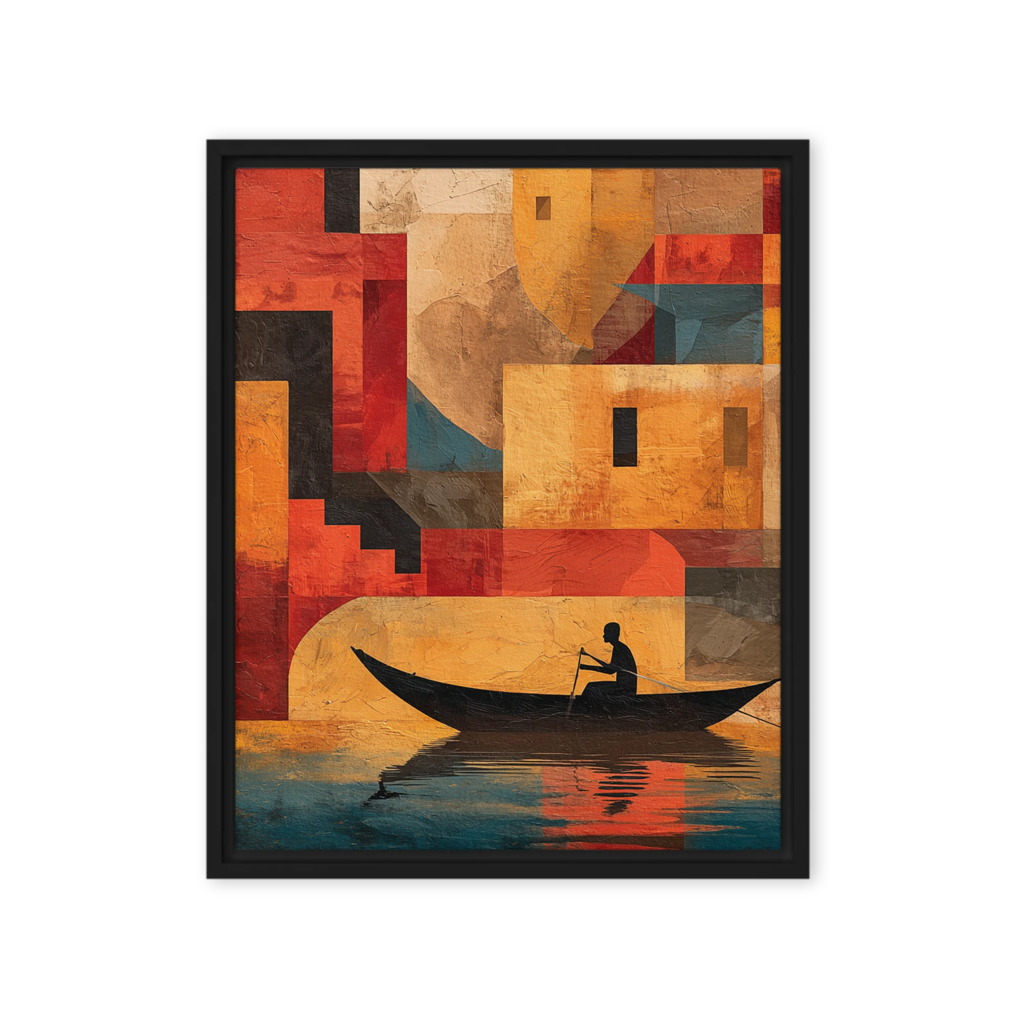 Cubist River Journey