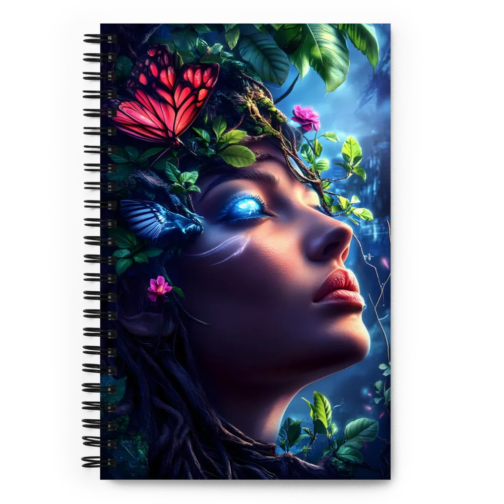 Ethereal Forest Spirit 
 Spiral Notebook | 140 pages