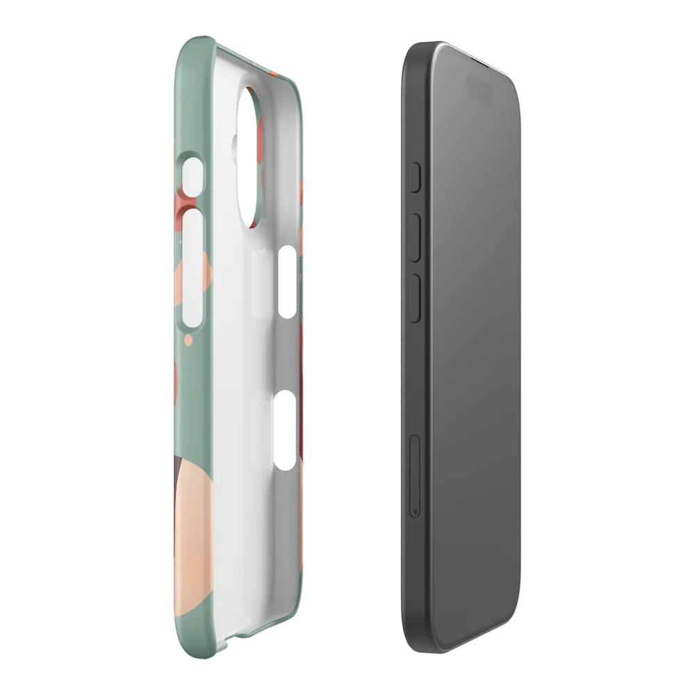 Serene Woman with Falling Leaves 
 iPhone 14 Pro | Tough Case