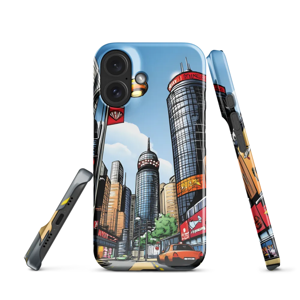Comic Book Cityscape 
 iPhone 14 | MagSafe® Tough Case