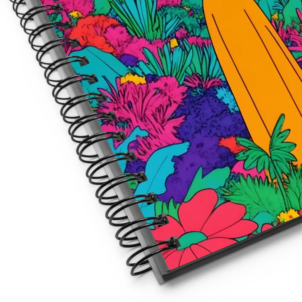 Fantasy Jungle Portrait 
 Spiral Notebook | 140 pages