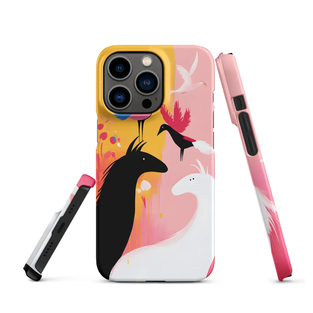 Stylized Horses and Birds Artwork | Phone Case