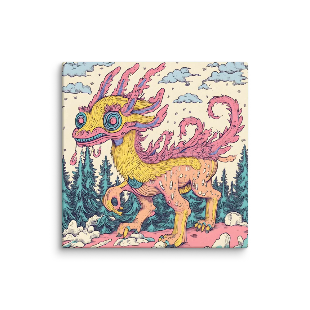 Guardian of the Pine 
 Canvas | 30″x 30″
