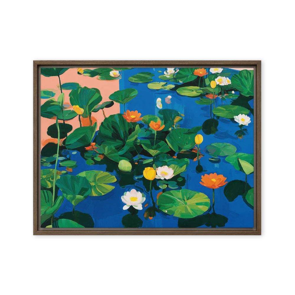 Serene Lily Pond | Art Print