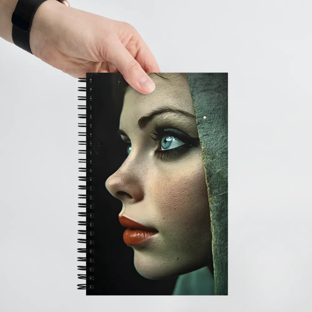 Enigmatic Gaze 
 Spiral Notebook | 140 pages