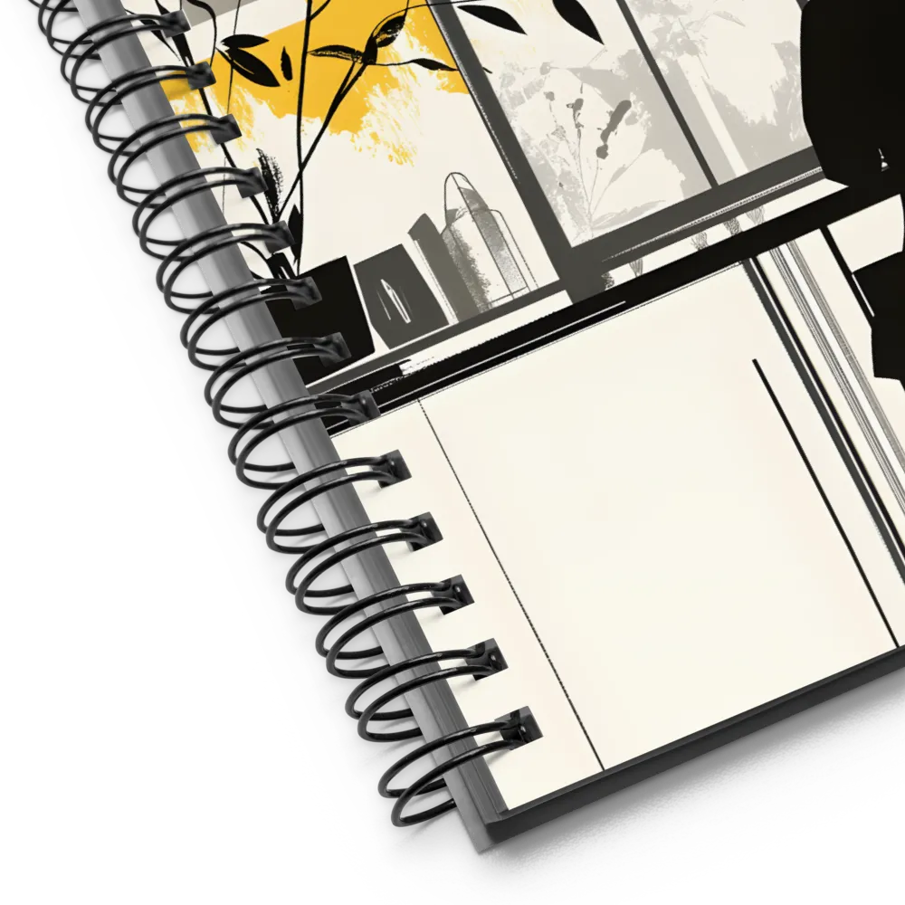Quiet Window Moment 
 Spiral Notebook | 140 pages