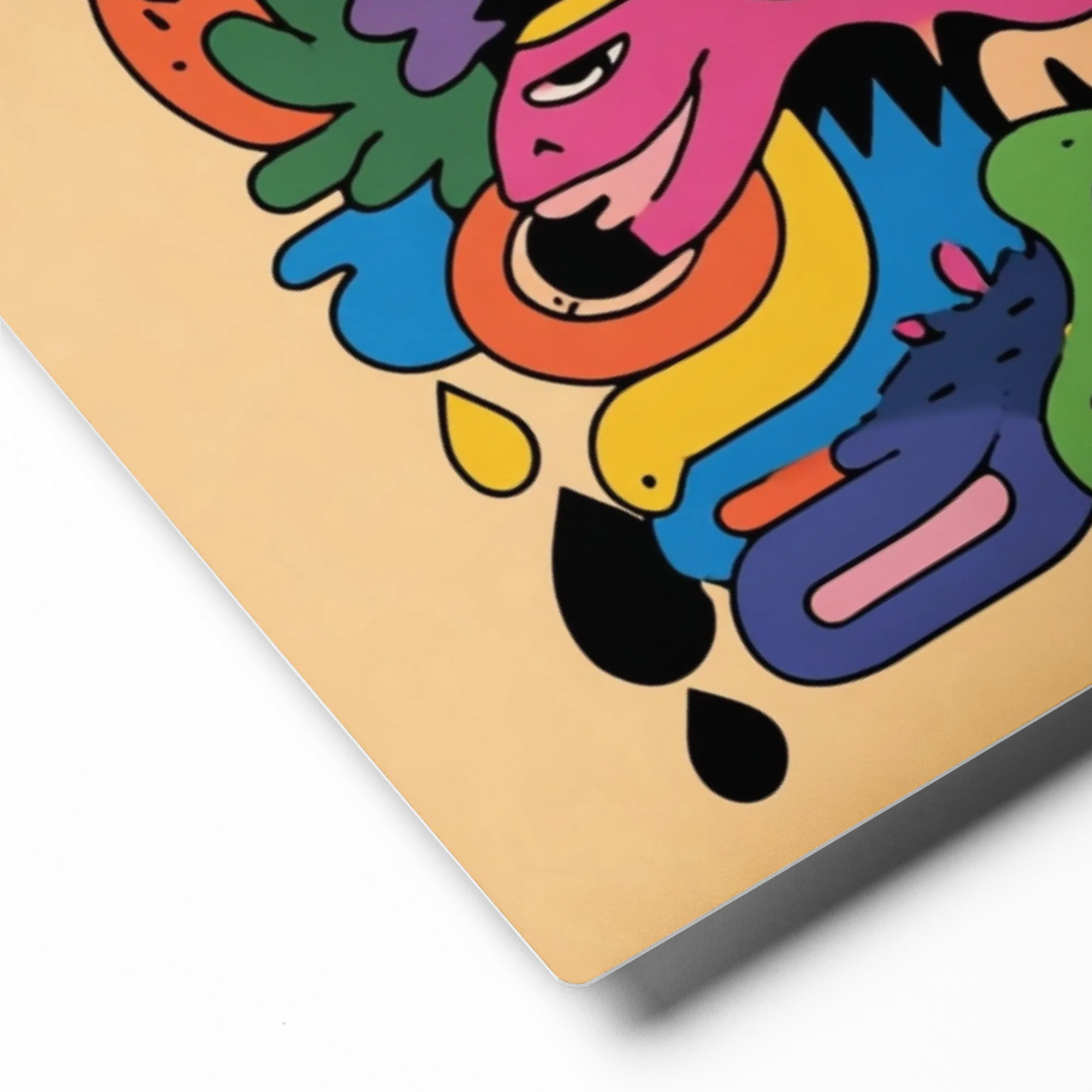 Abstract Monster Collage | Art Print