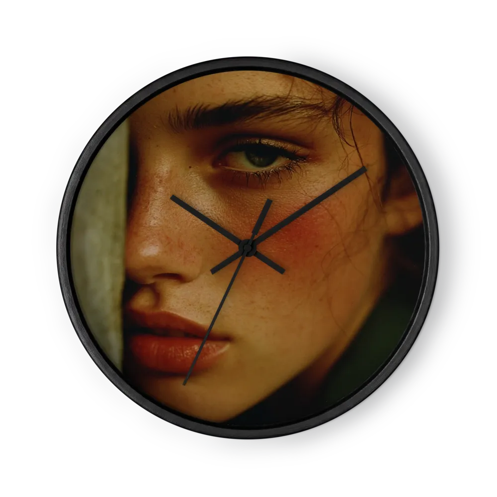 Retrato Íntimo Cálido | Reloj de pared