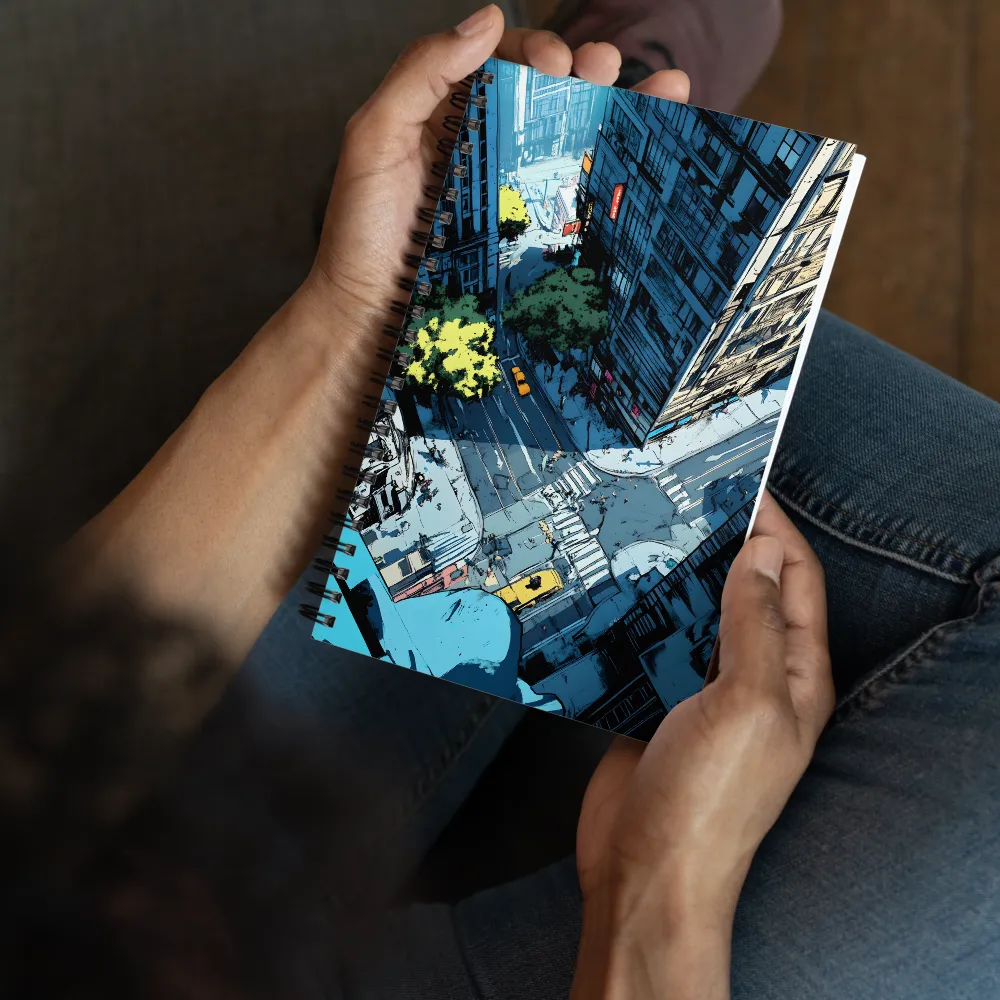 Blue City Streets 
 Spiral Notebook | 140 pages