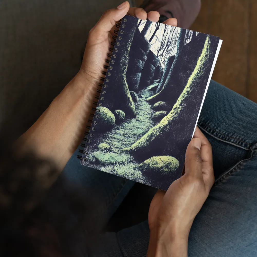 Enchanted Forest Path 
 Spiral Notebook | 140 pages