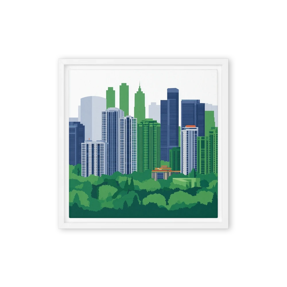 Urban Canopy Skyline | Art Print