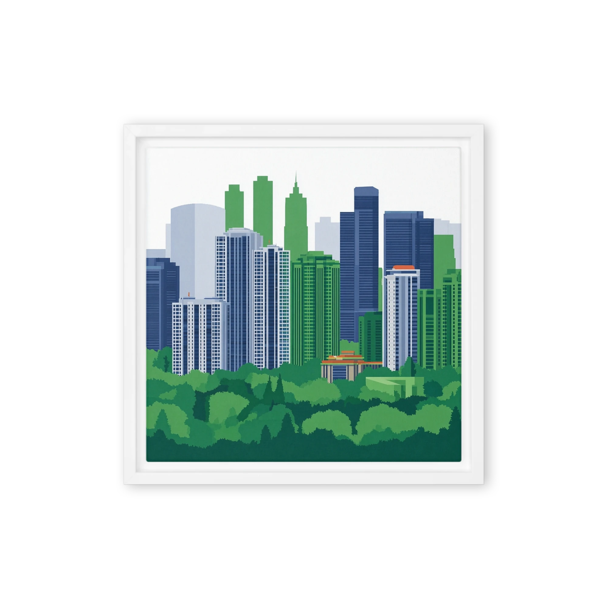 Urban Canopy Skyline | Art Print