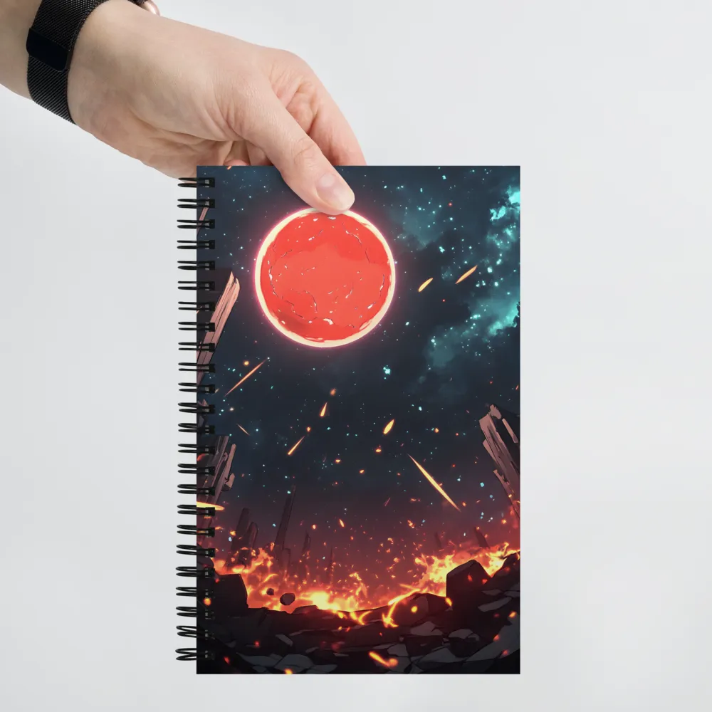 Inferno Bloom 
 Spiral Notebook | 140 pages