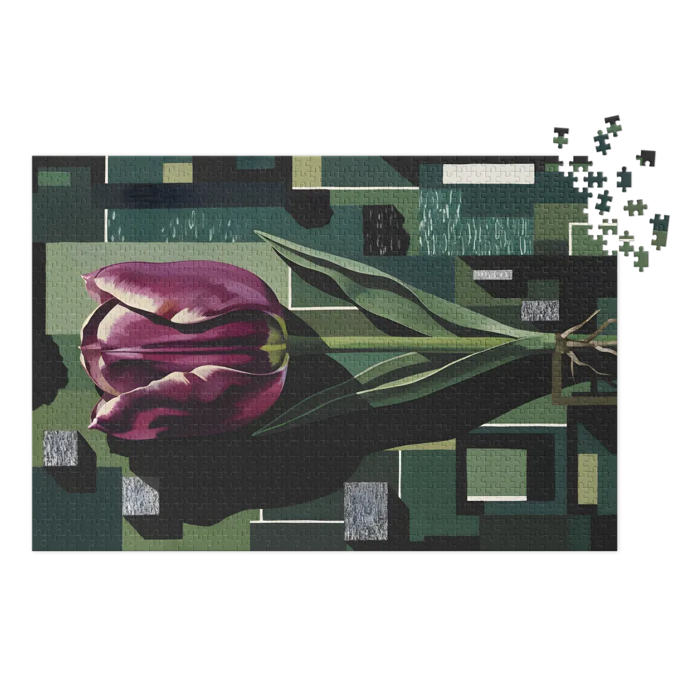 Geometric Tulip | Jigsaw Puzzles
