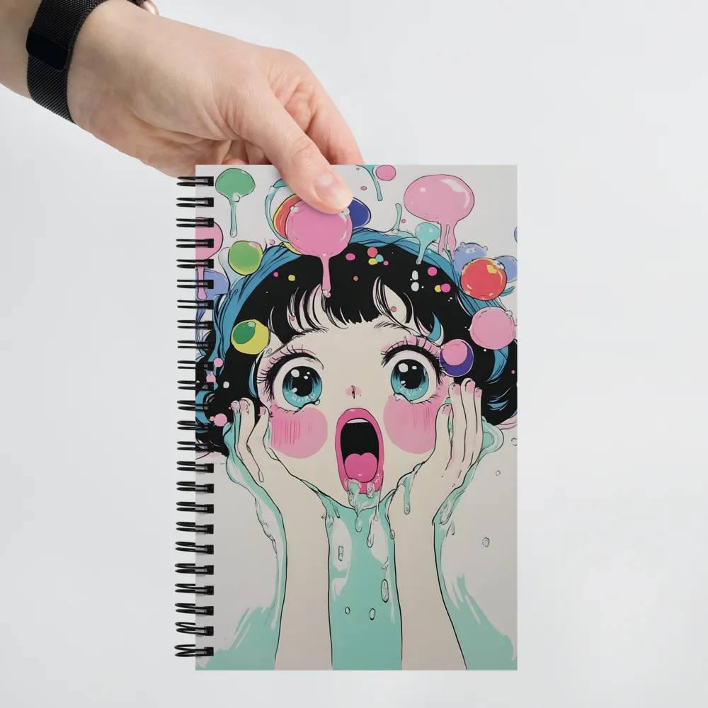 Screaming Anime Girl 
 Spiral Notebook | 140 pages