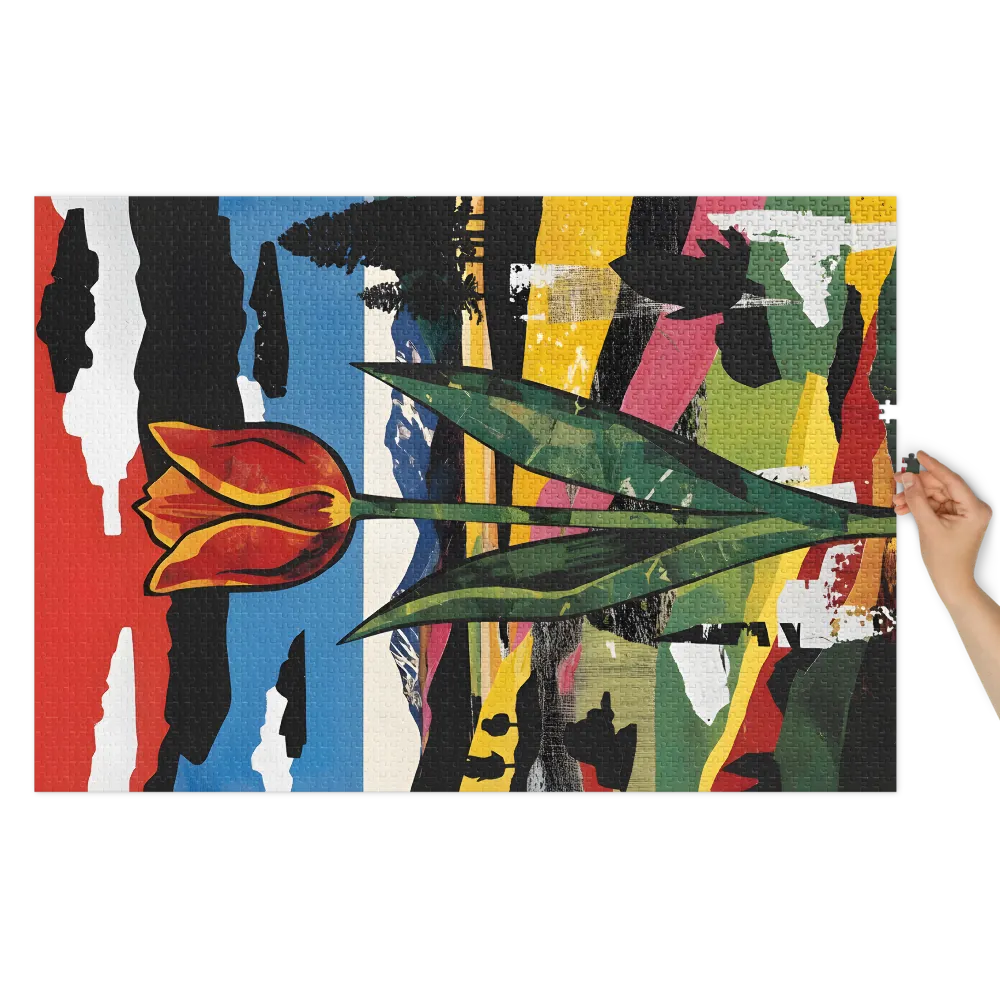 Tulip Over Valley | Jigsaw Puzzles