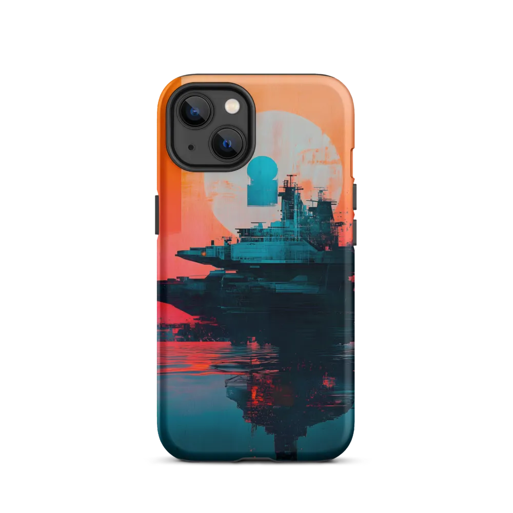 Abstract Ship with Keyhole Design | Phone Case