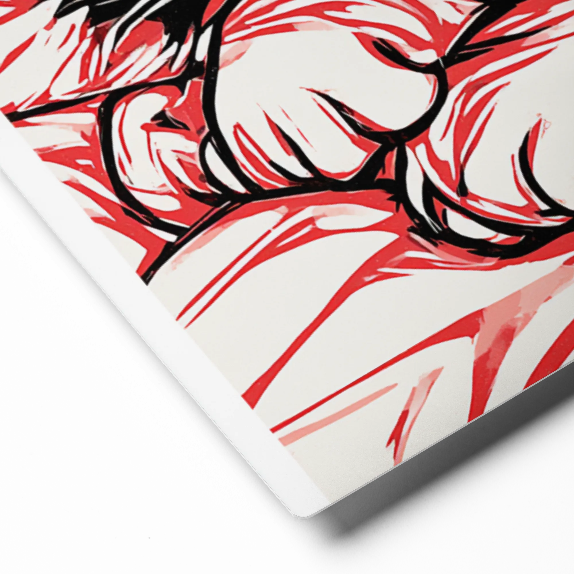 Crimson Slumber 
 Metal Print | 20″x 30″