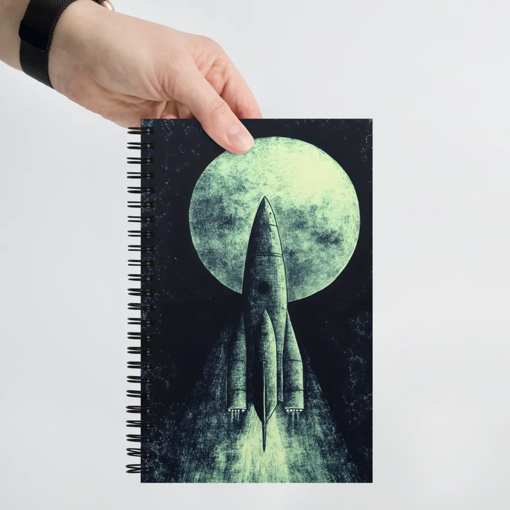 Lunar Ascent 
 Spiral Notebook | 140 pages